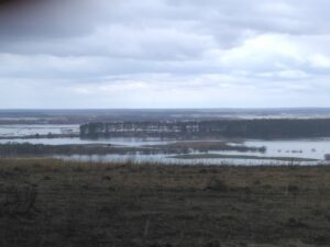 картинка половодья на Мокше в 2018 году Весеннее половоье на Мокше в 2018 году